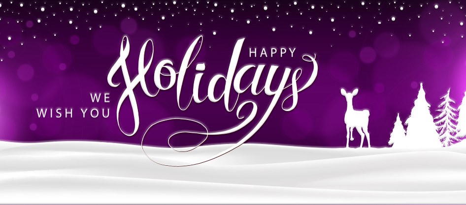 We wish you Happy Holidays